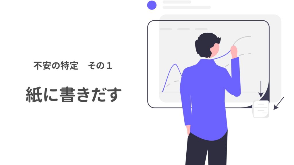 紙に書きだすイメージ